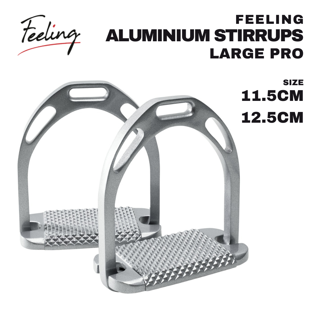 โกลนอลูมิเนียม FEELING Large Pro Aluminium Stirrups