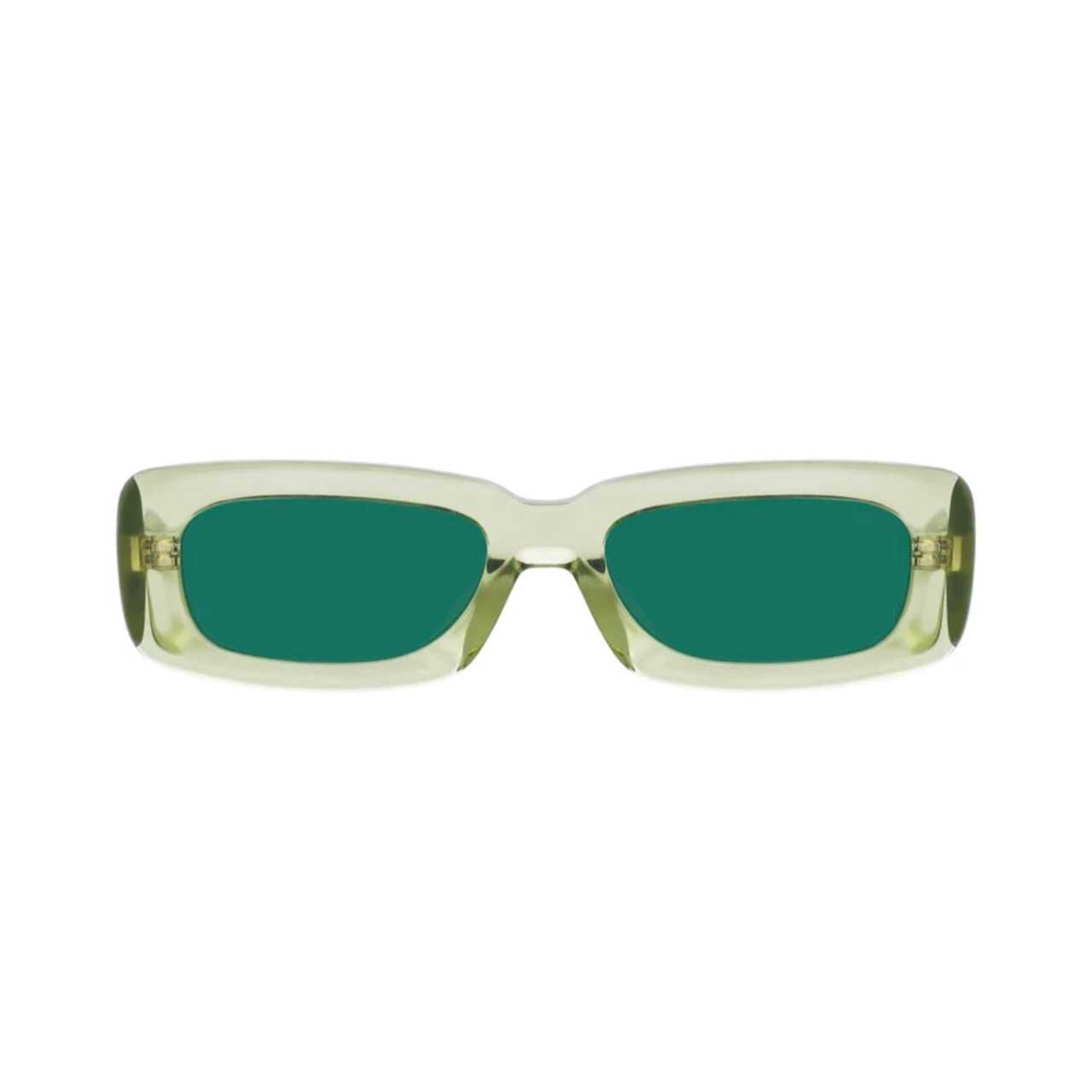 THE ATTICO MINI MARFA SUNGLASSES IN LIME