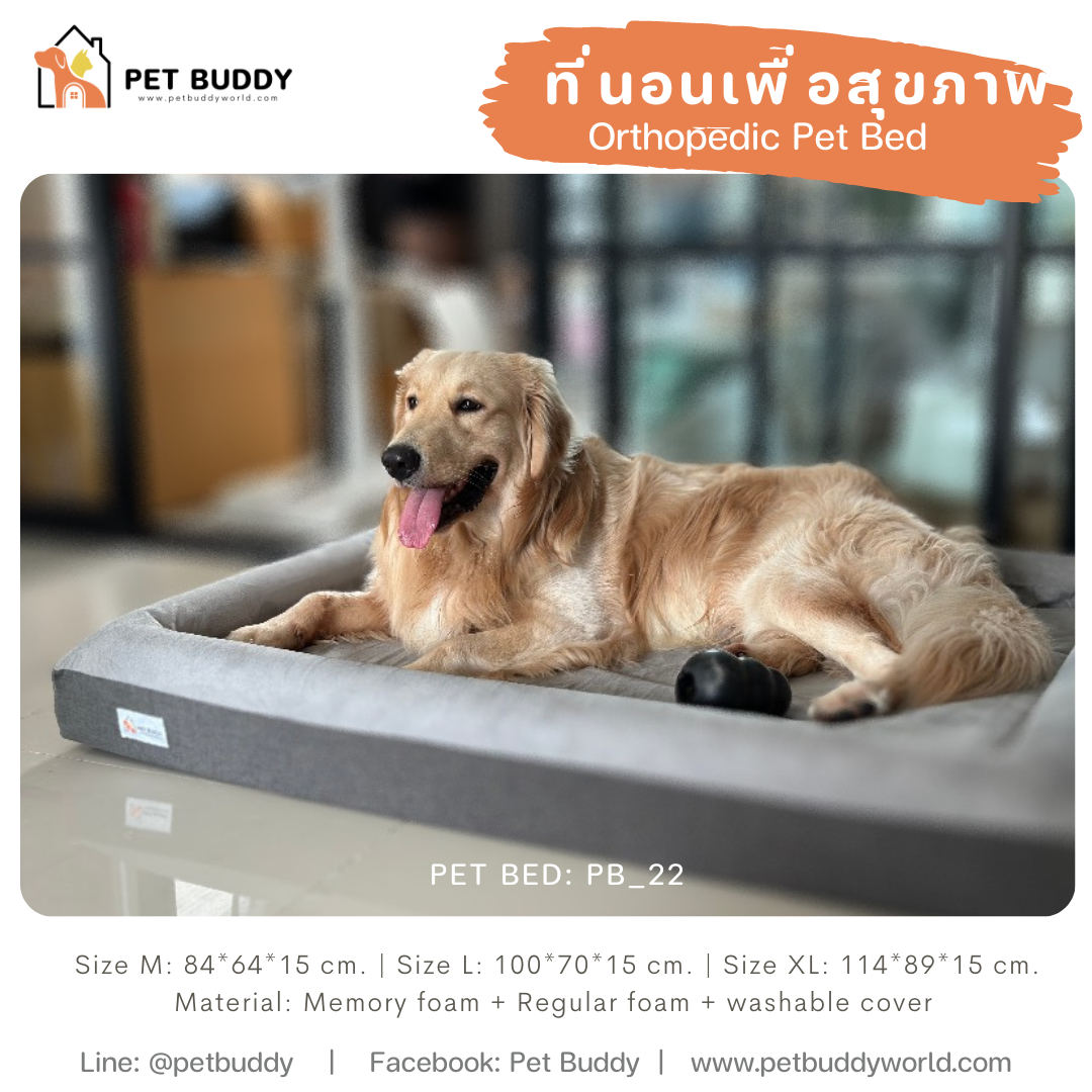 Pet Sofa: PB_22 Orthopedic Pet Bed ที่นอนเพื่อสุขภาพสัตว์เลี้ยง