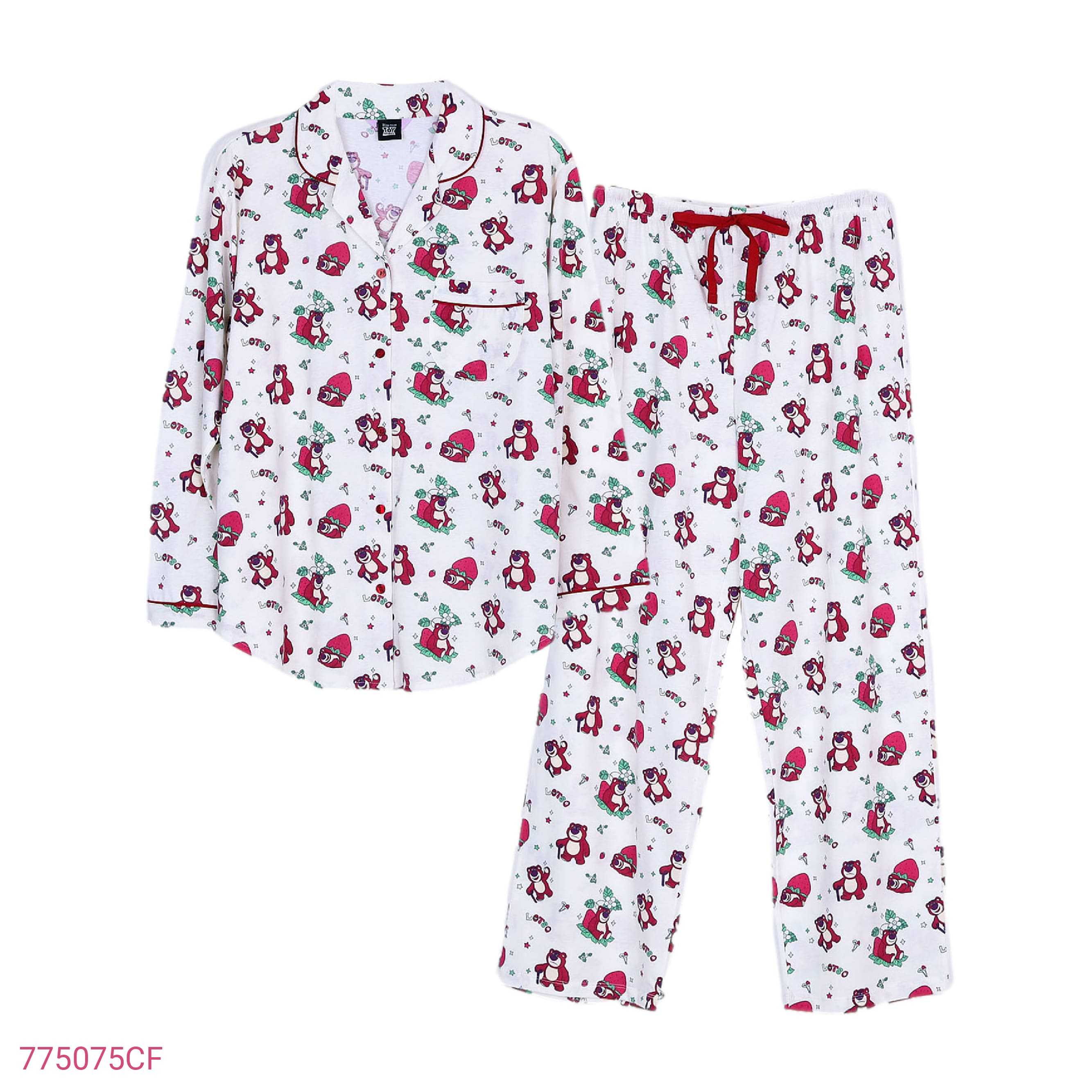 Toy Story : Lotso Strawberry Fest _ Long Shirt With Long Pants