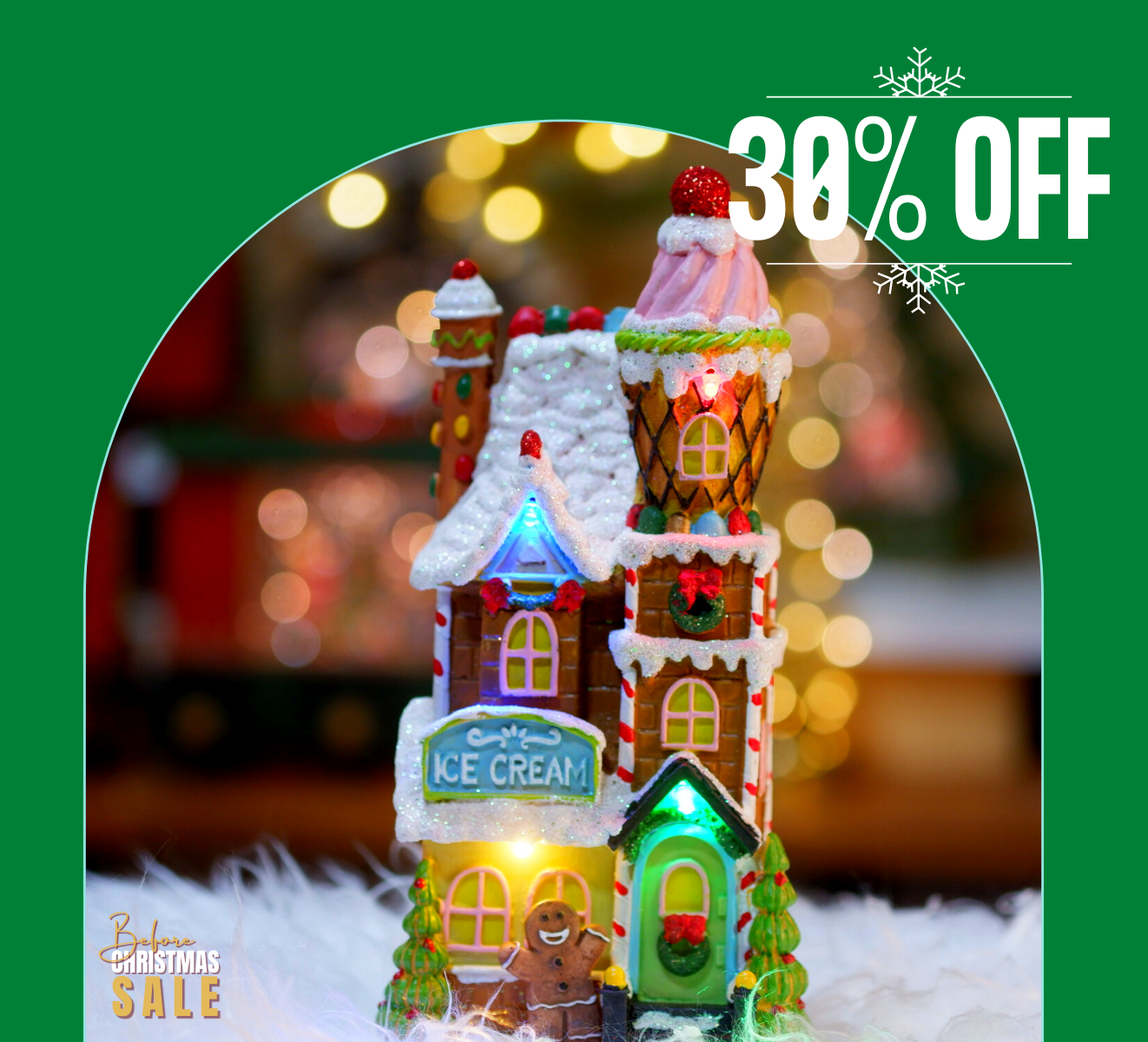 Before Christmas 30% OFF 