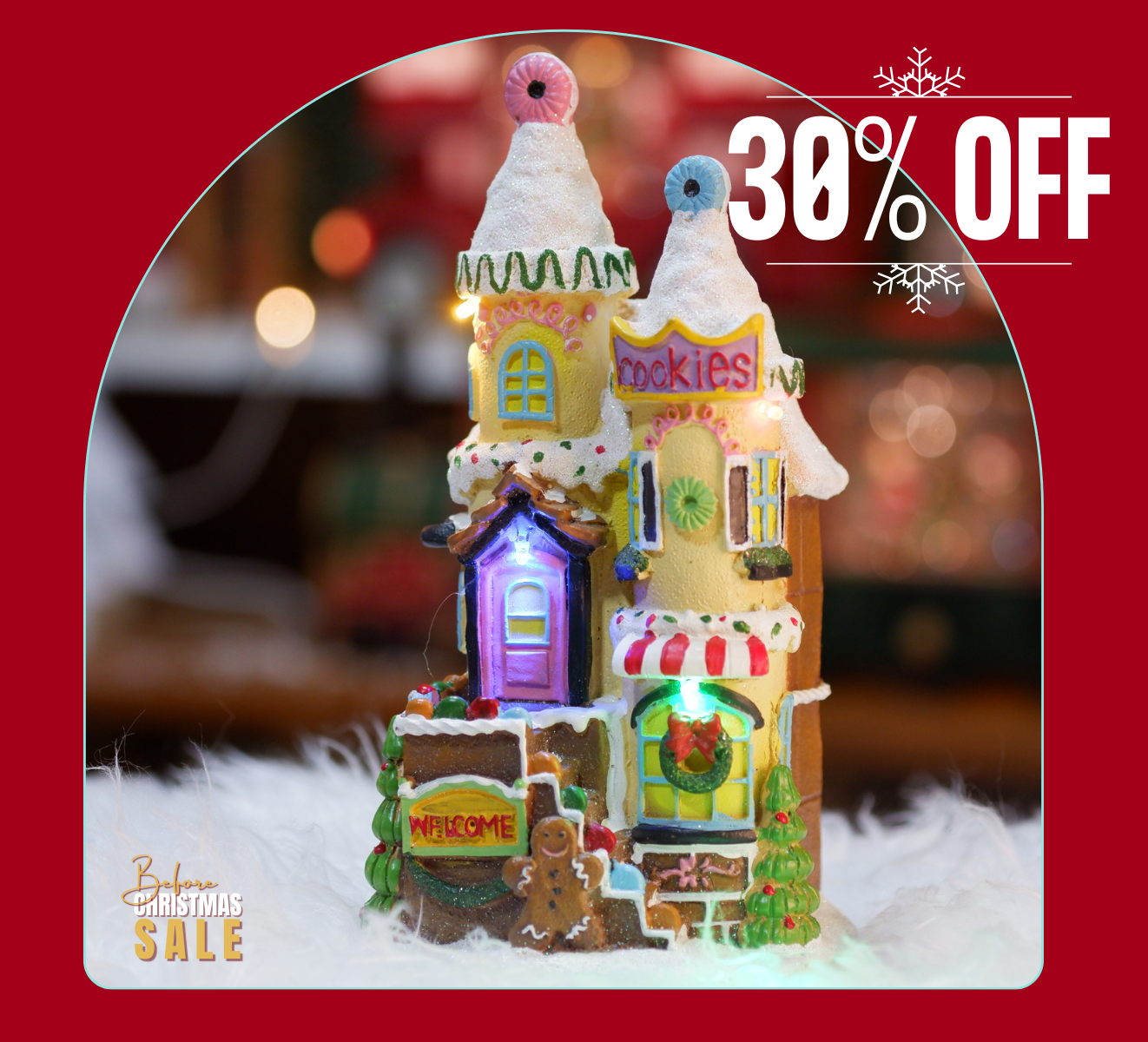 Before Christmas 30% OFF 