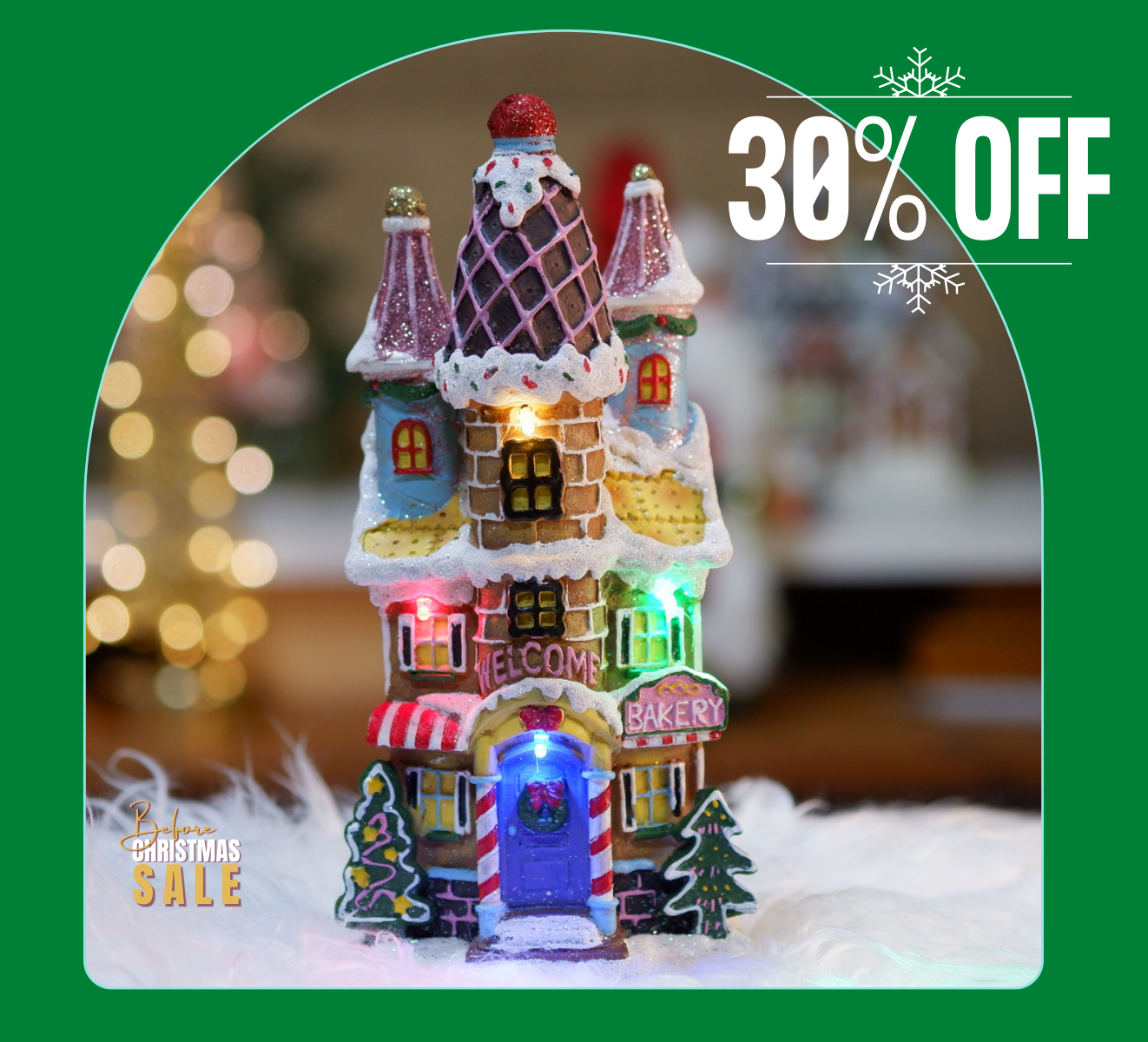 Before Christmas 30% OFF 