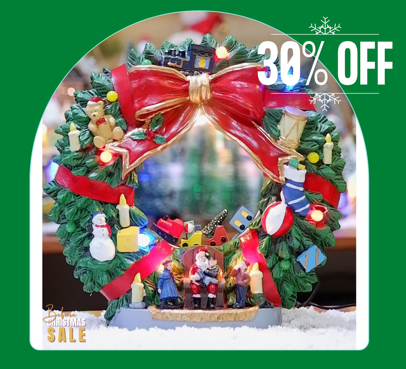 Before Christmas 30% OFF 