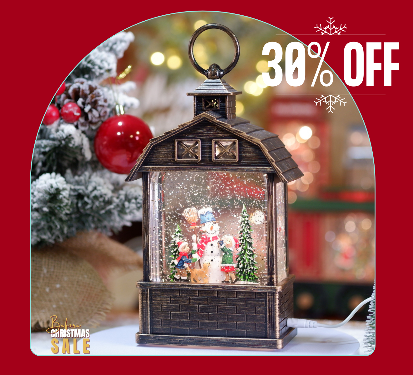 Before Christmas 30% OFF 