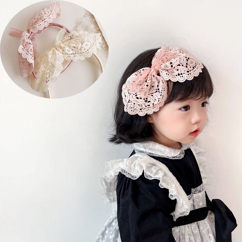 คาดผมโบว์ลูกไม้