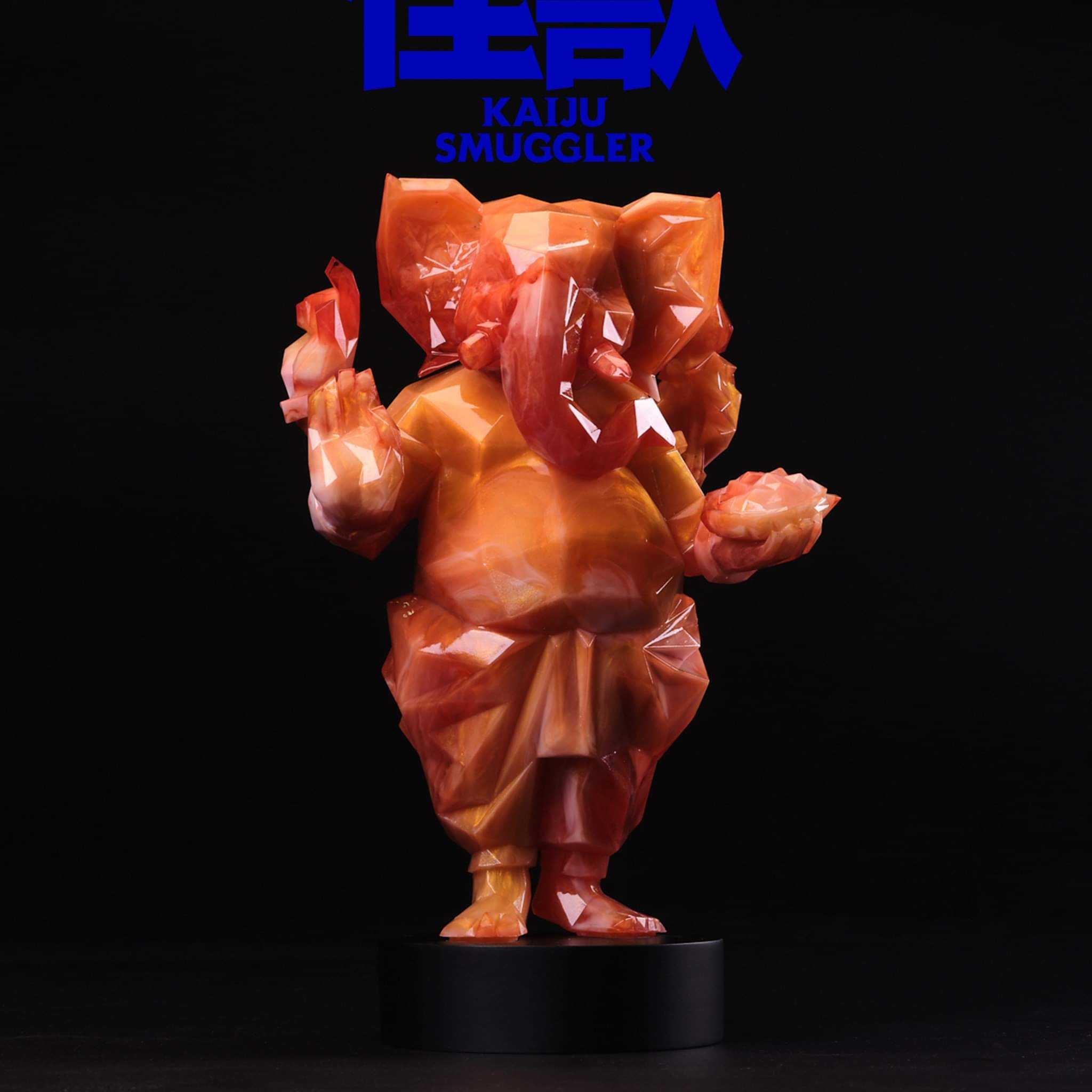 Lowpoly Ganesha Sun Storm 24 cm
