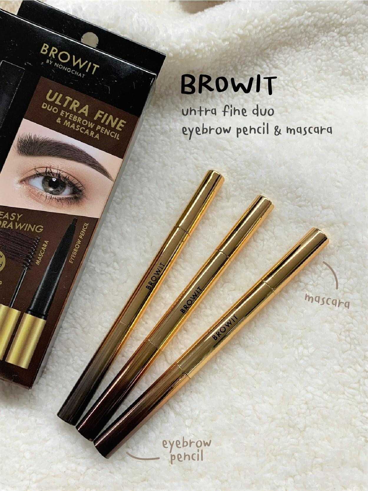 ULTRA FINE Duo Eyebrow Pencil and Mascara
