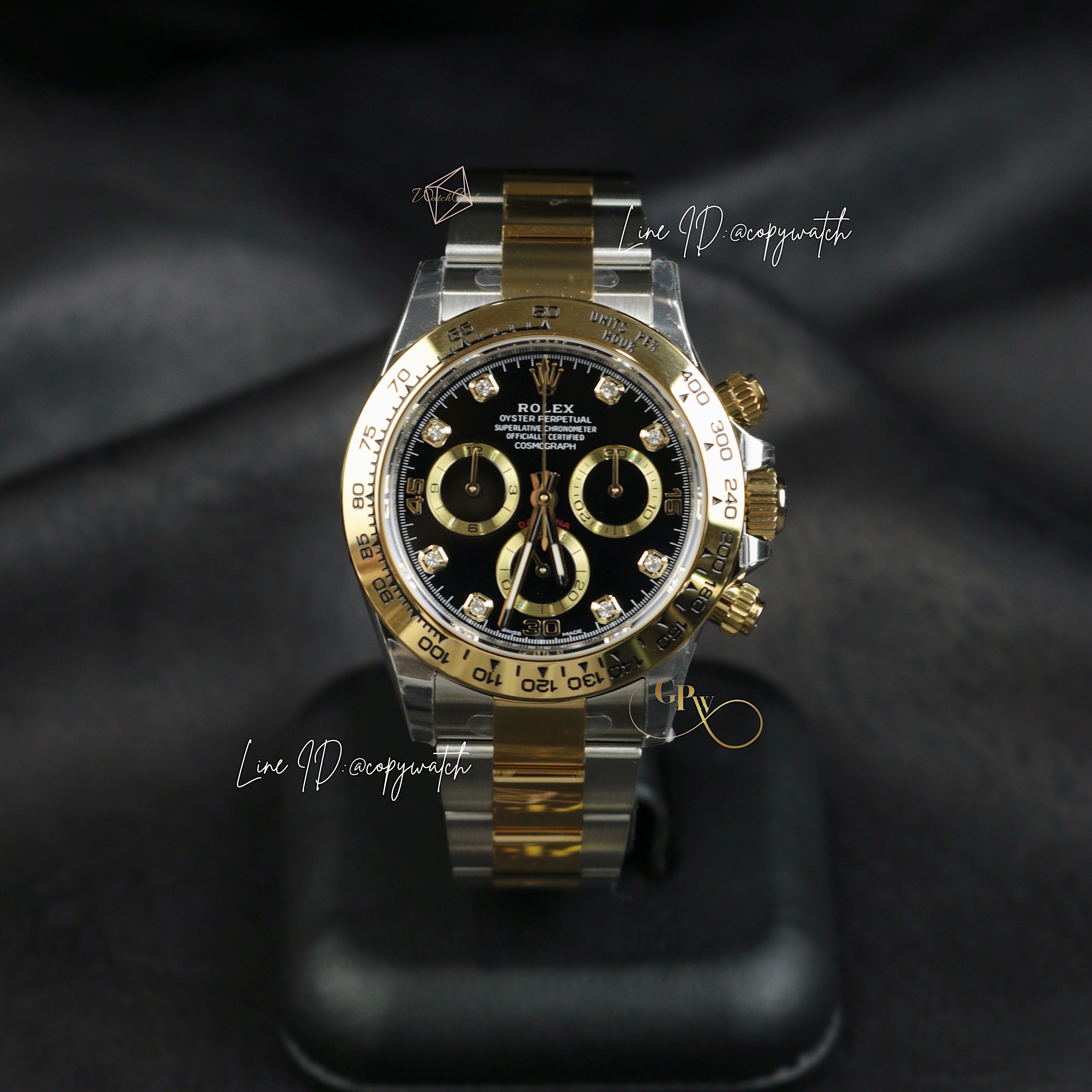 Rolex Daytona 2tone yellow gold 40 mm. Automatic swiss movement