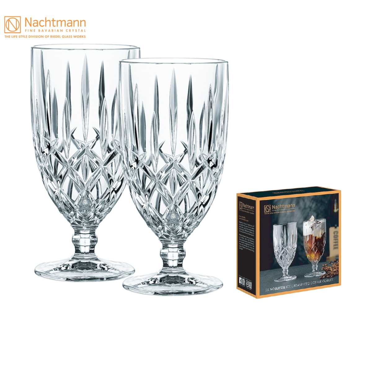 แก้วน้ำ Noblesse 425 ml (เซต 2 ใบ)
