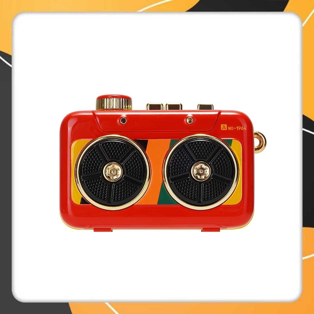 MUZEN ลำโพงบลูทูธ PILI Disco Bluetooth Speaker - สีแดง