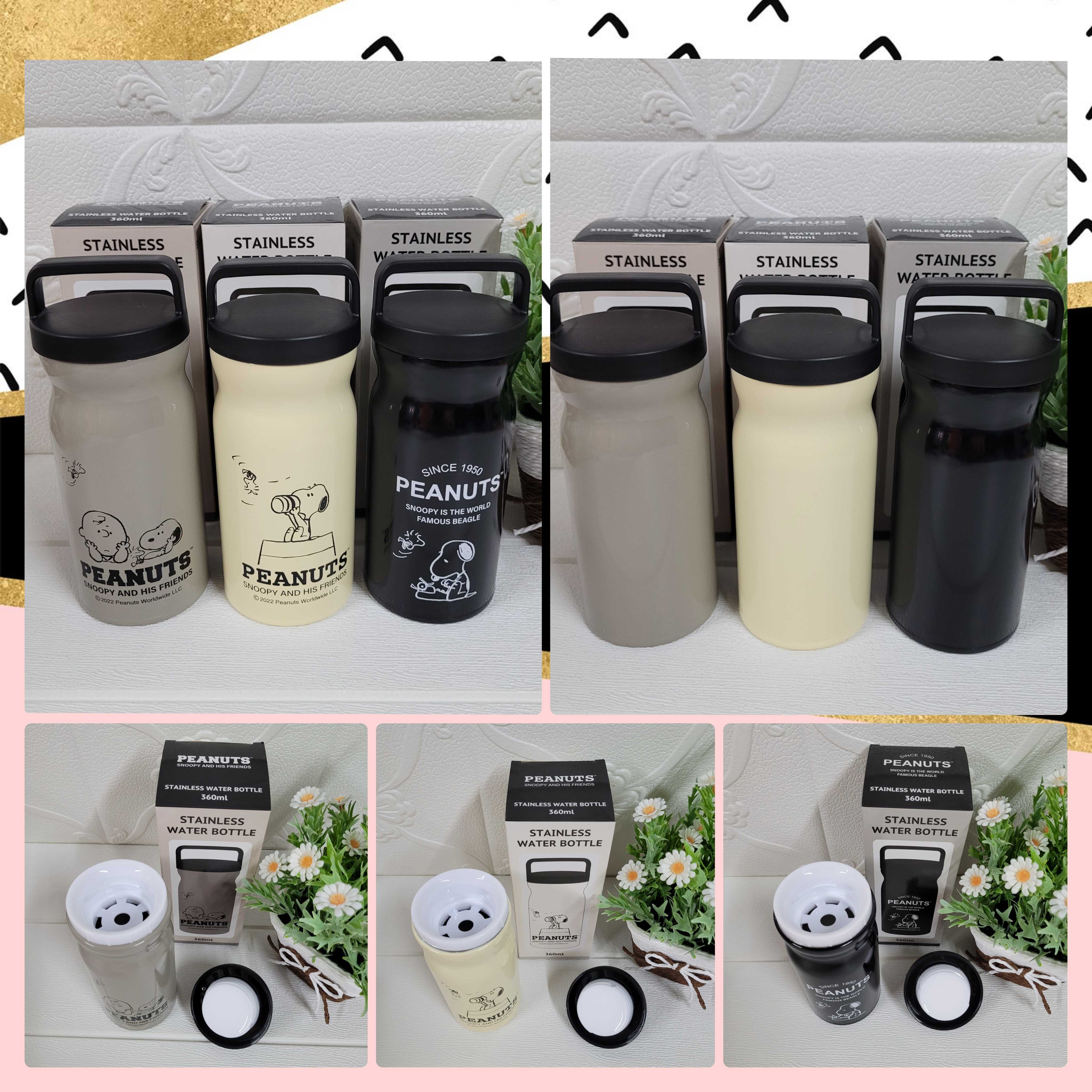 กระติกน้ำ กระบอกน้ำสแตนเลท snoopy: