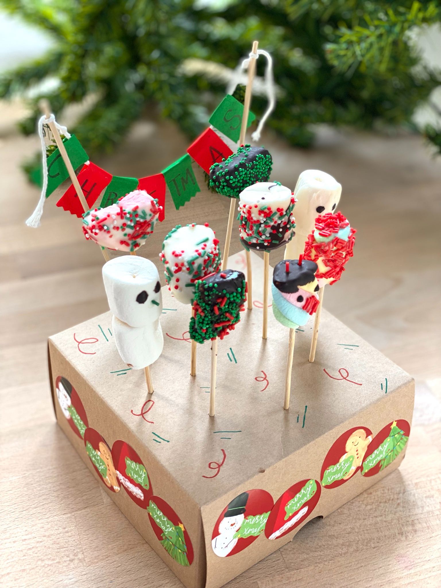Christmas Marshmallow Pops Shop มาร์ชเมลโล่คริสต์มาส