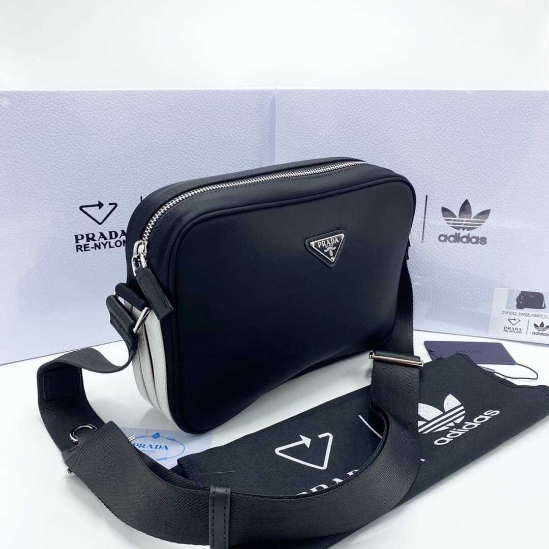 PRADA ADIDAS RE-NYLON SHOULDER BAG BLACK กระเป๋าสะพายข้าง ครอสบอดี้ แบรนด์ปราด้า อดิดาส