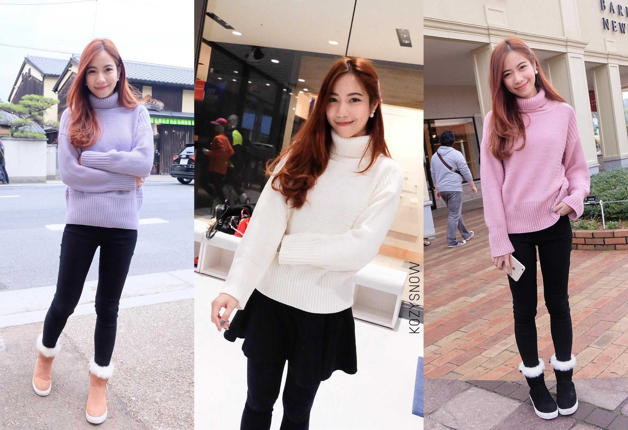 T05 Nara Japan Sweater เสื้อคอเต่า เสื้อไหมพรม เสือไหมพรมผู้หญิง