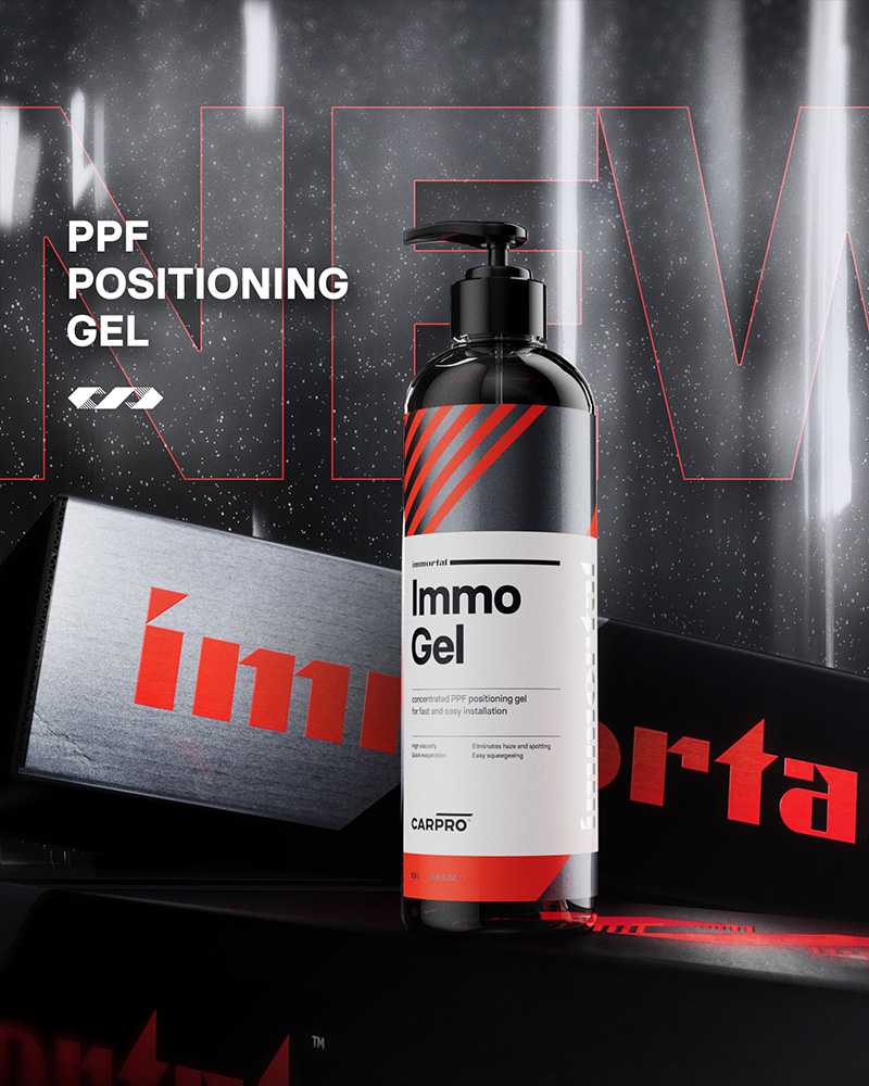 CARPRO New!! ImmoGel ผลิตภัณท์สำหรับเพิ่มความลื่นของผิวสีในขั้นตอนการติดฟิลม์ ขนาด 500ml ของแท้