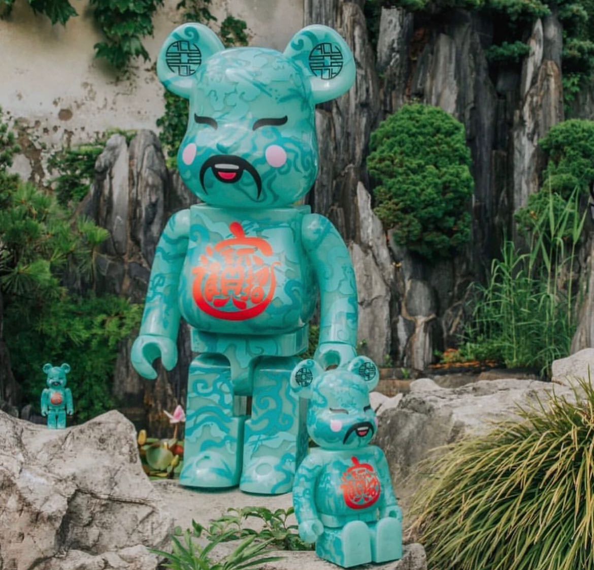 MEDICOM BE@RBRICK x ACU x Jahan Loh  GID  1000%