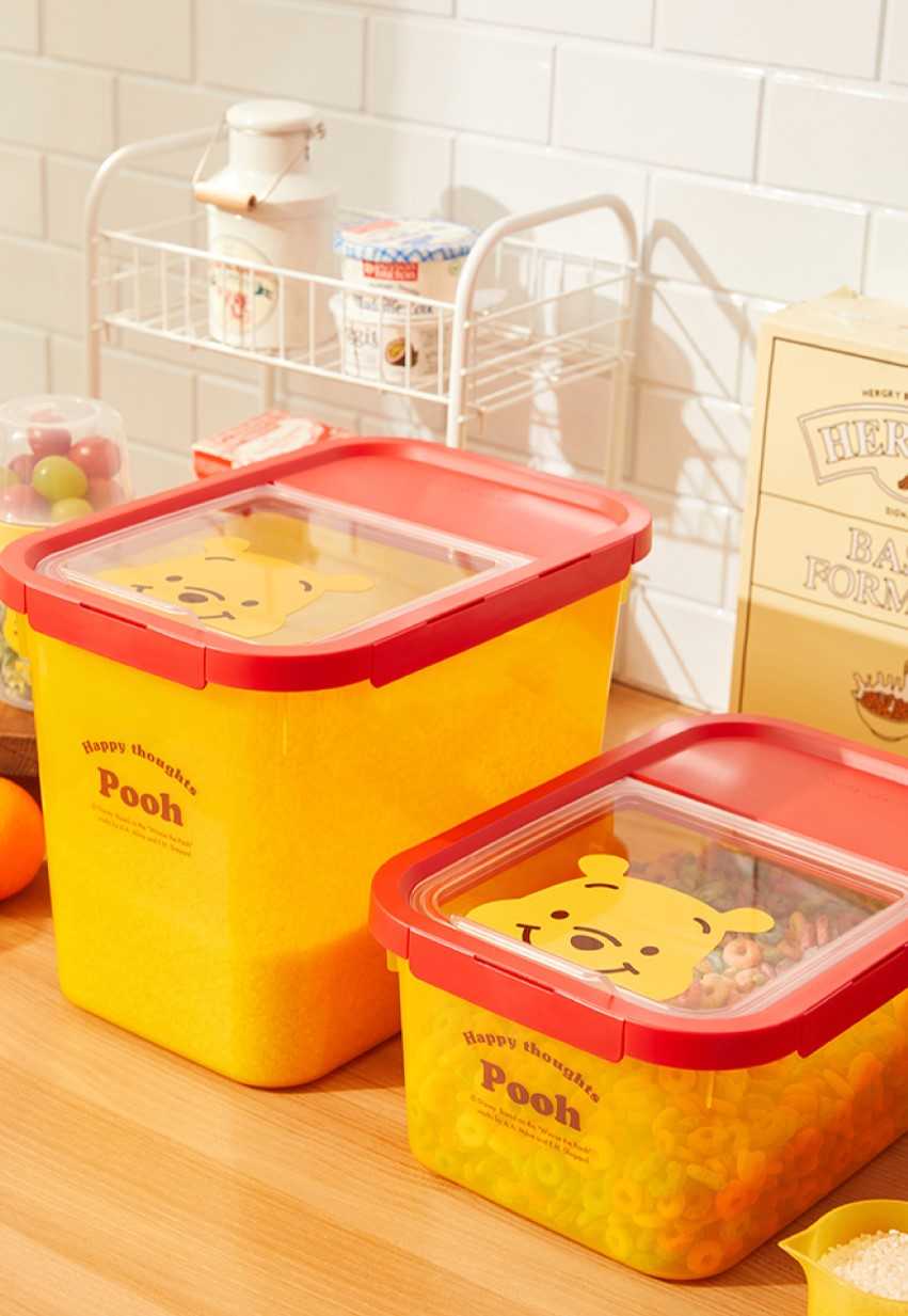 ( พร้อมส่ง ) Pooh x LocknLock Rice & Grain Container ถังใส่ข้าวสาร/อาหารแห้ง