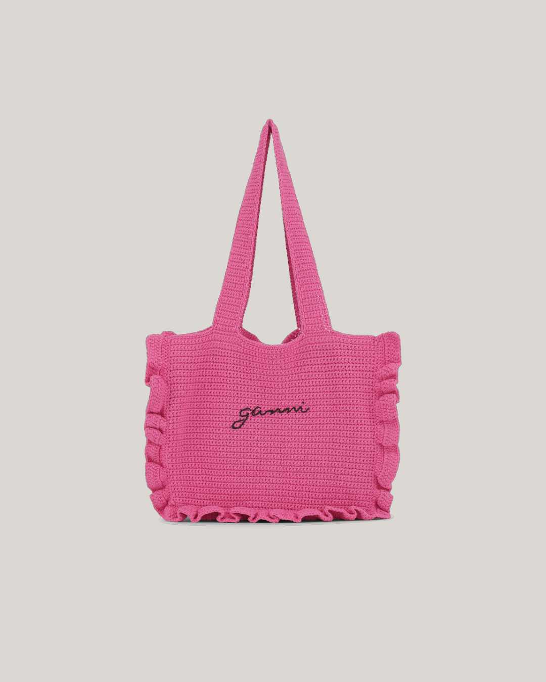 GANNI | Crochet Frill Tote Bag