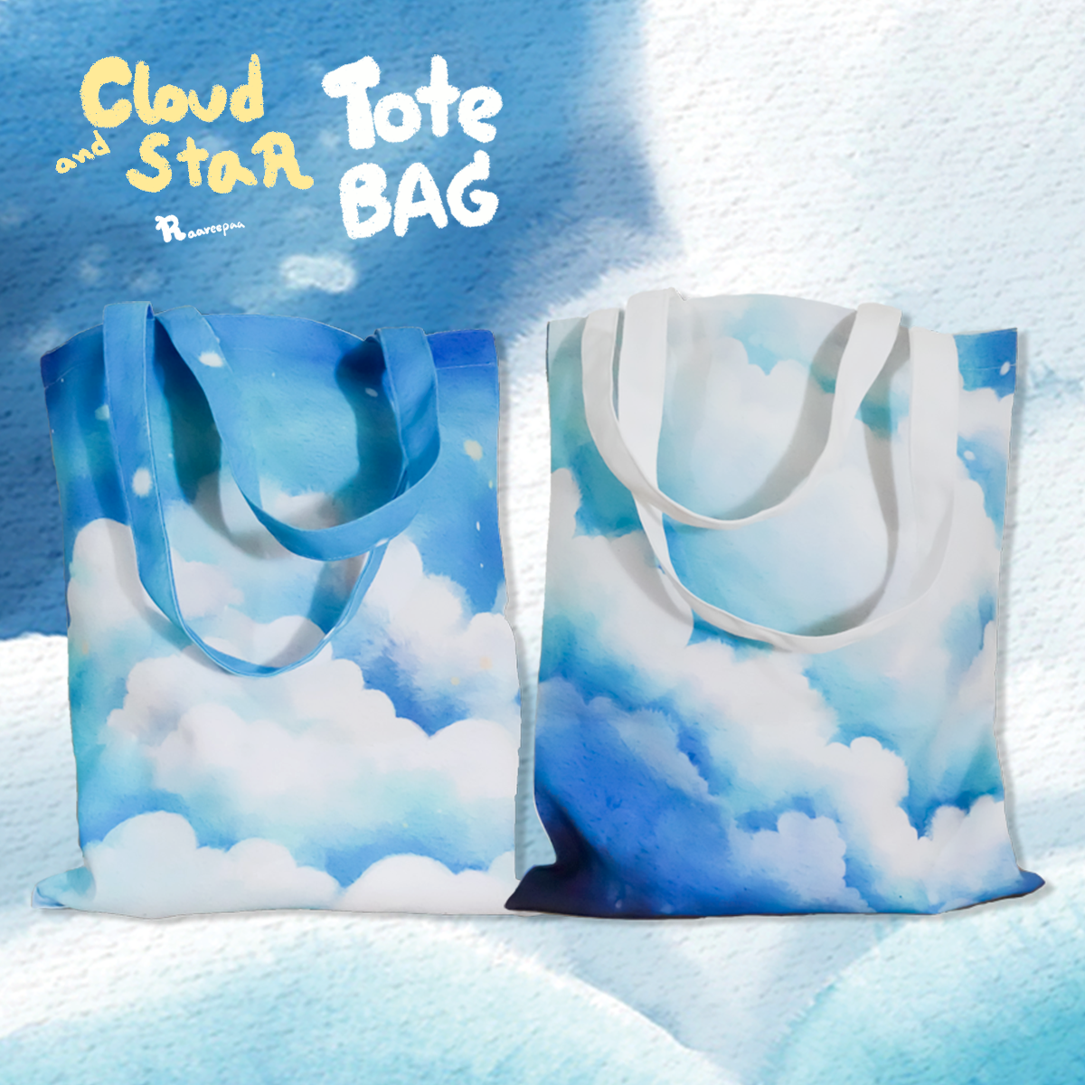 Tote Bag: Cloud and StaR