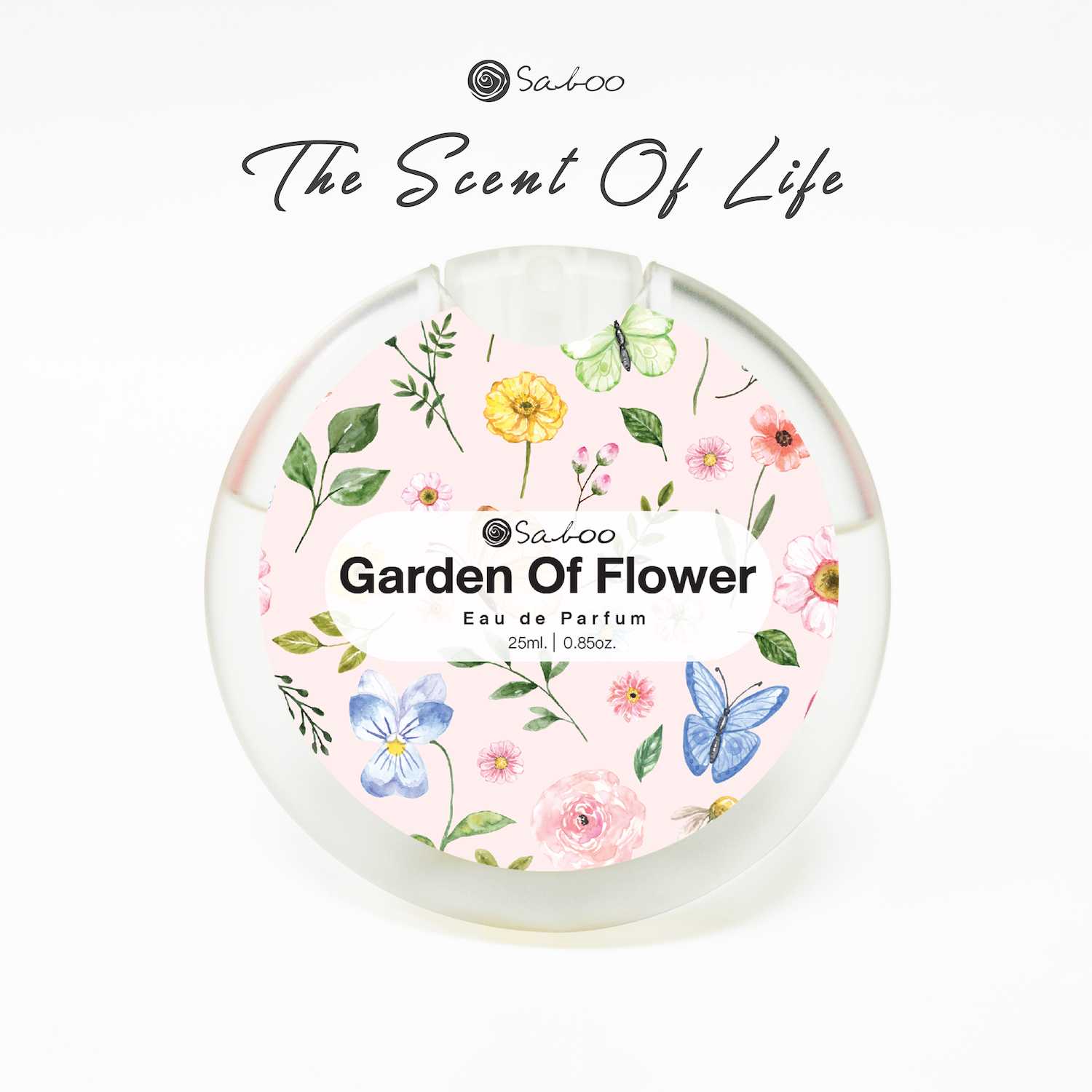 The Scent Of Life สเปรย์น้ำหอมฉีดผิวกาย กลิ่น Garden Of Flower ขนาด 25ml.