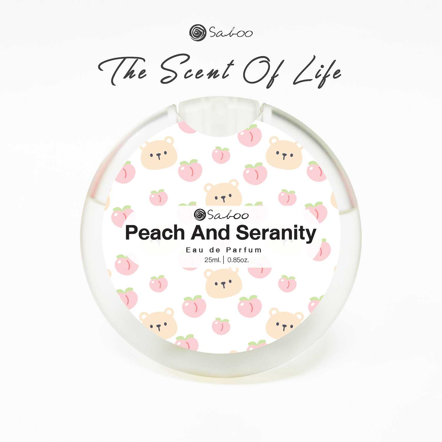 The Scent Of Life สเปรย์น้ำหอมฉีดผิวกาย กลิ่น Peach And Seranity ขนาด 25ml.
