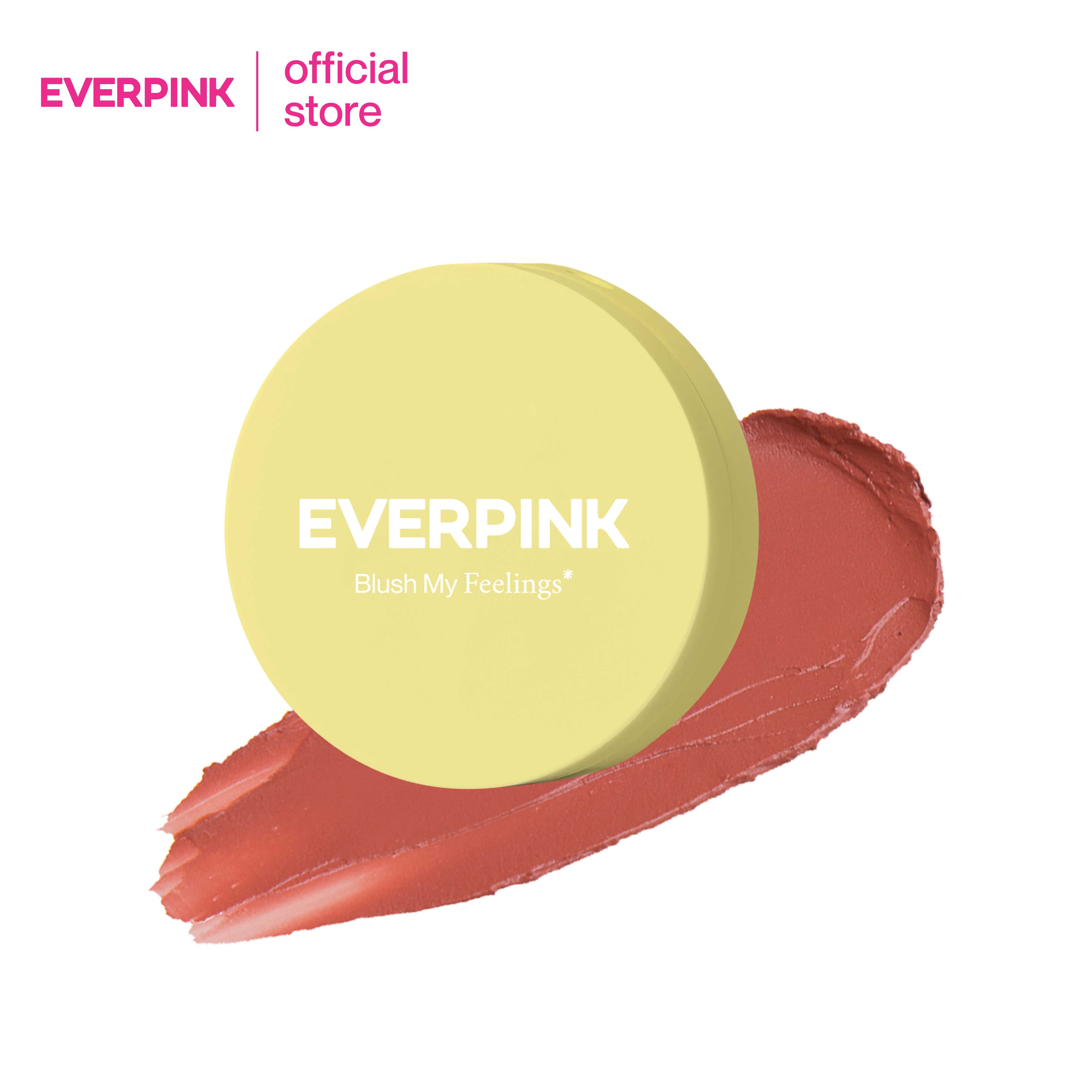 EVERPINK Blush My Feelings #02 Too Cute : บลัชออนเนื้อครีม บางเบาไร้ความมัน เกลี่ยง่าย [EXP: Jul27]