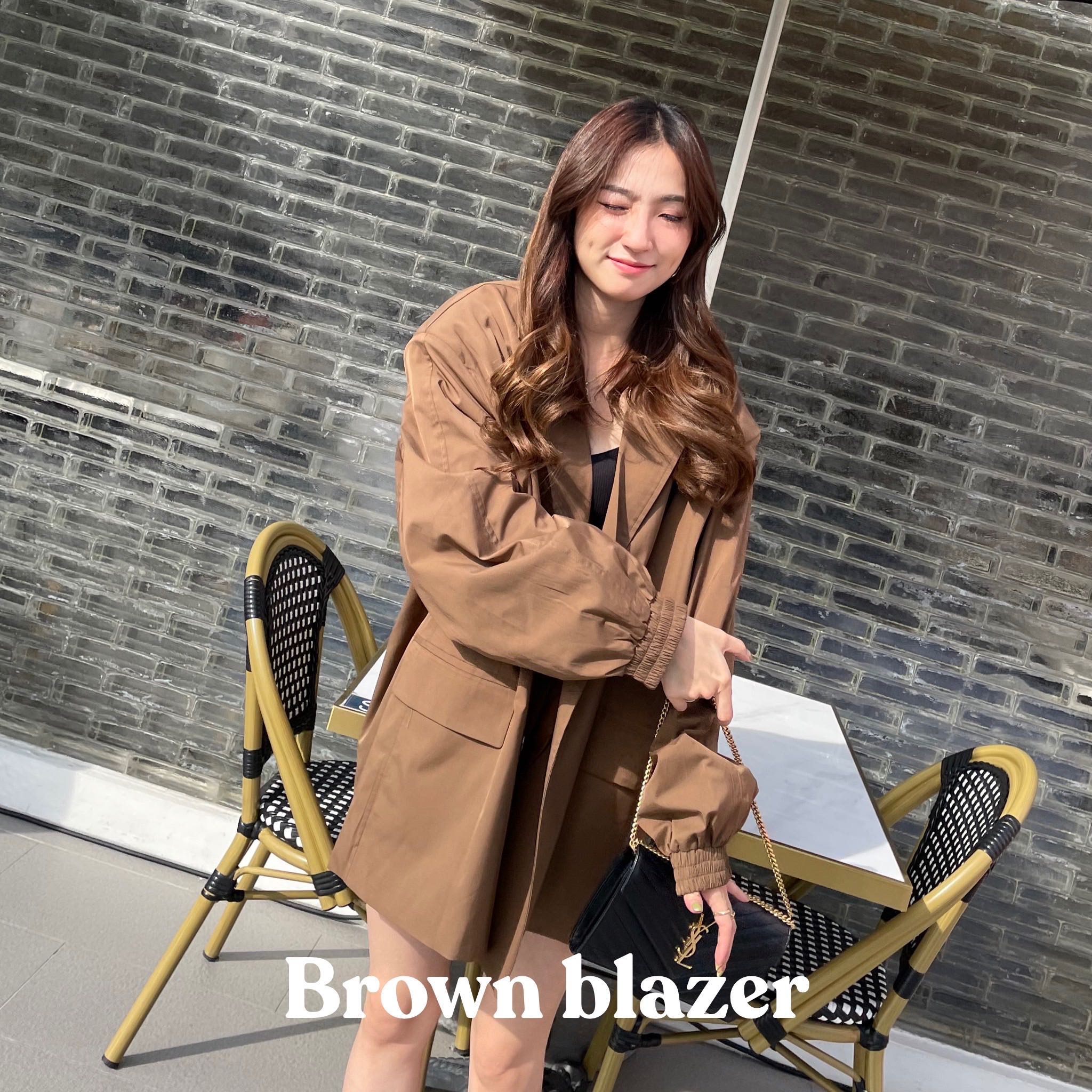 Brown blazer - เบลเซอร์สีน้ำตาล
