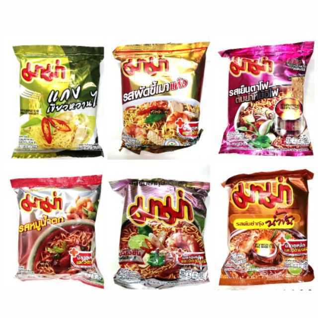 บะหมี่กึ่งสำเร็จรูปมาม่า  รหัส 100058 ( จำกัด 10 ห่อ )