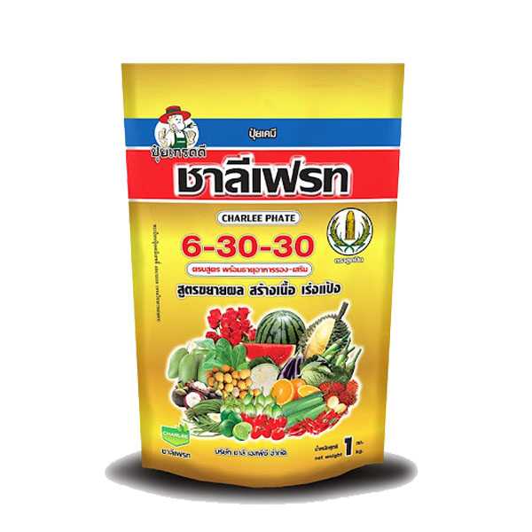 6-30-30 ชาลีเฟรท ปุ๋ยเกร็ดเร่งดอก-เร่งผล ขยายผล