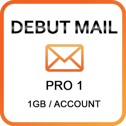 Debut Mail Pro 1 ( 1 GB/Account )