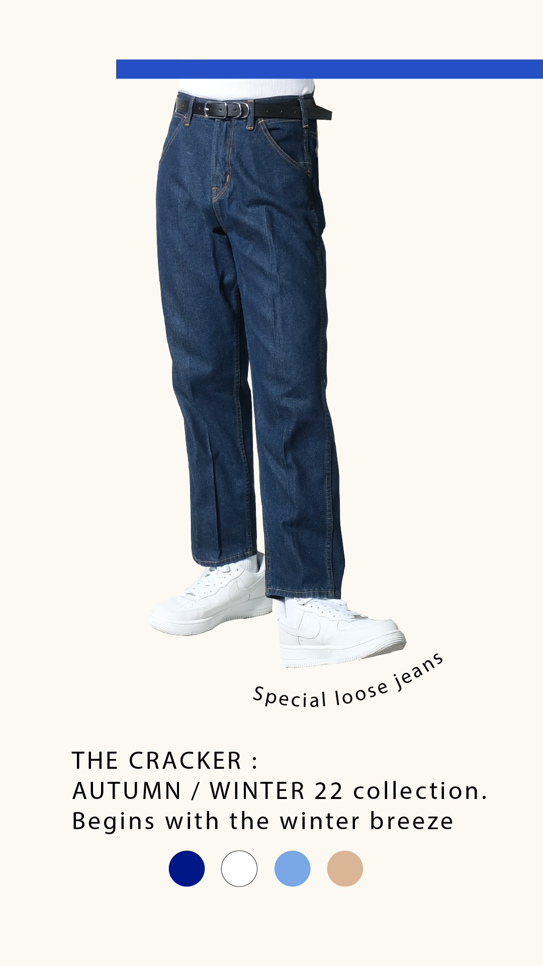 The CRACKER LOOSE JEANS