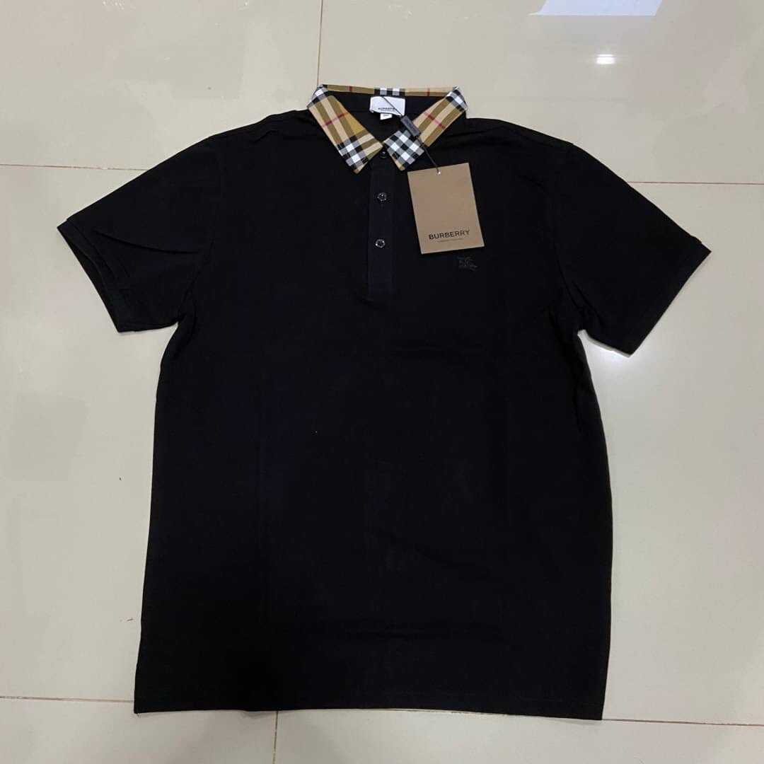 BURBERRY CLASSIC VINTAGE CHECK COTTON POLO SHIRT เสื้อคอปกโปโล แบรนด์เบอเบอรี่ ลายสก็อต