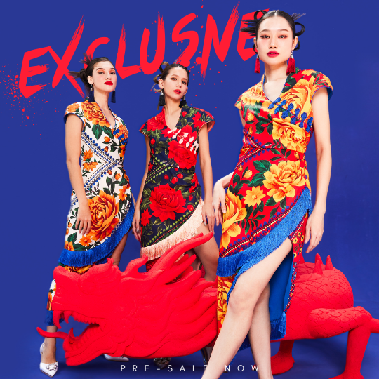 Dress Qipao Fringe [Exclusive Collection]