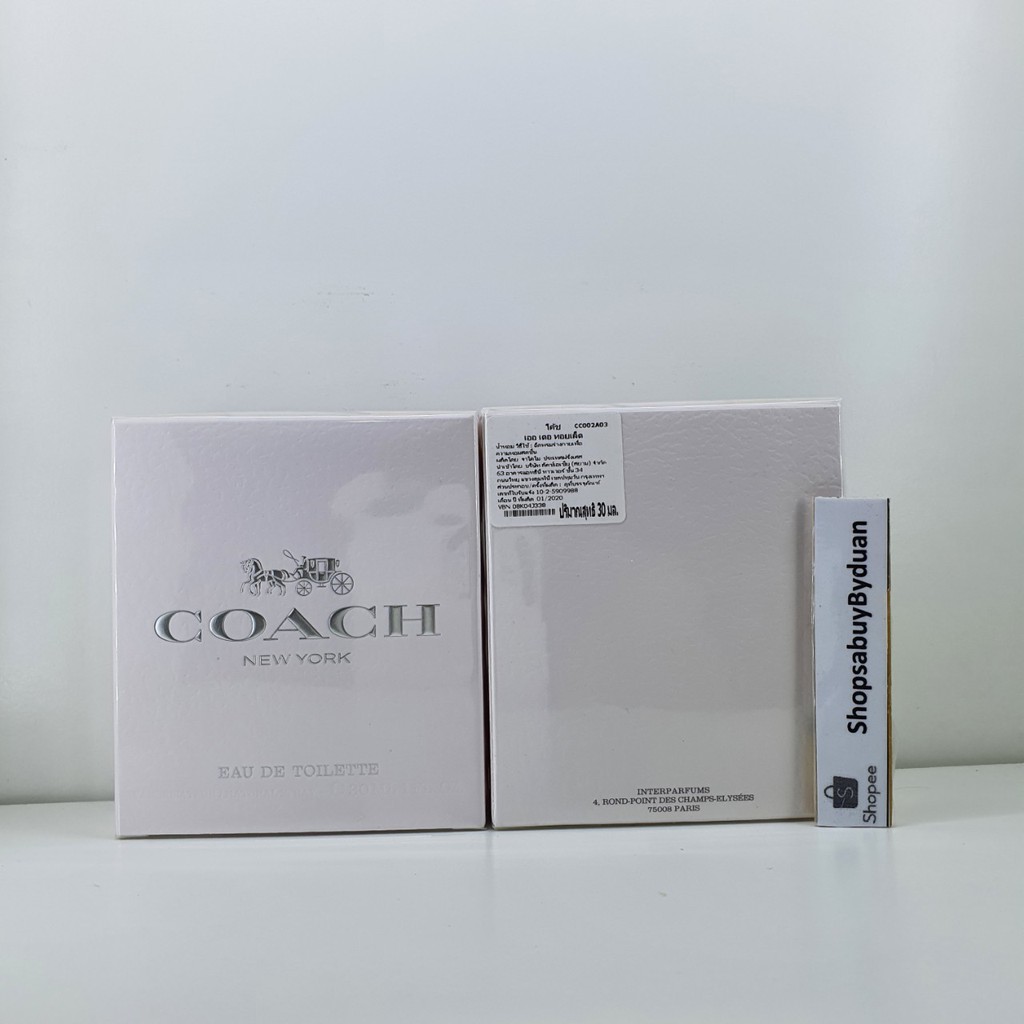 Coach New York Coach The New Fragrance EDT 30ml กล่องซีลป้ายไทย