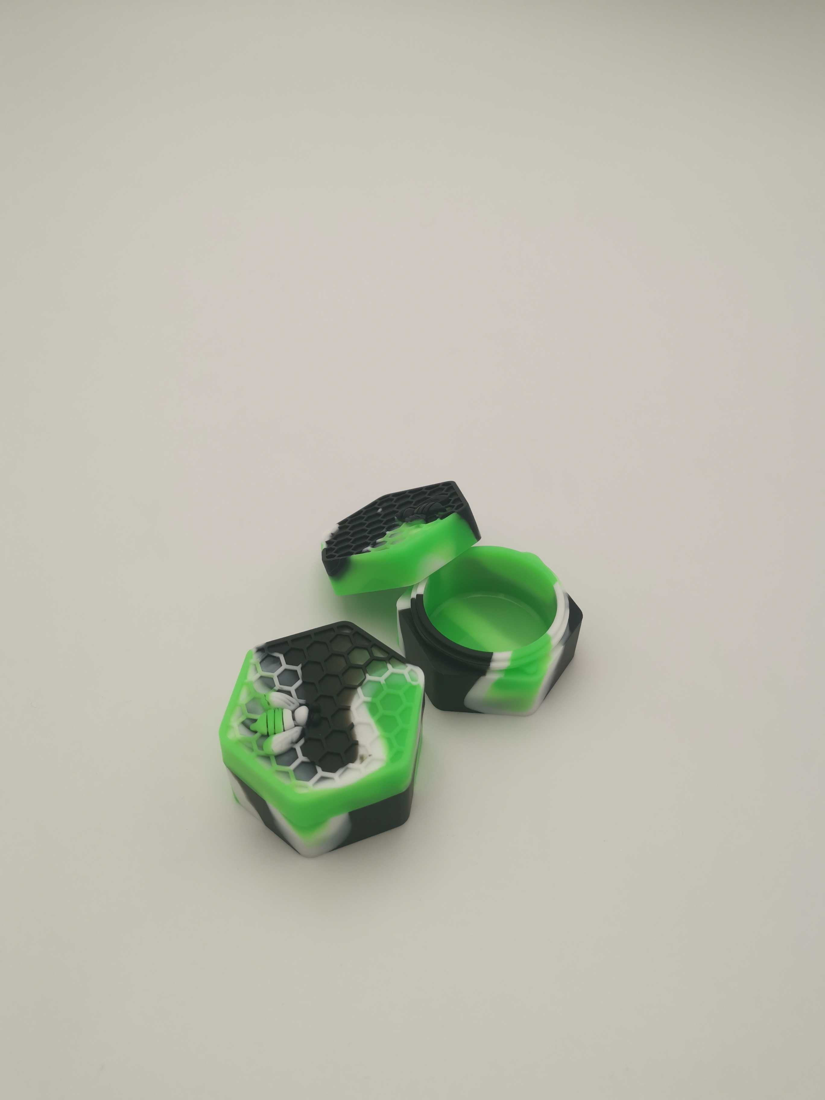 Weed Storage Honeycomb silicone green/black