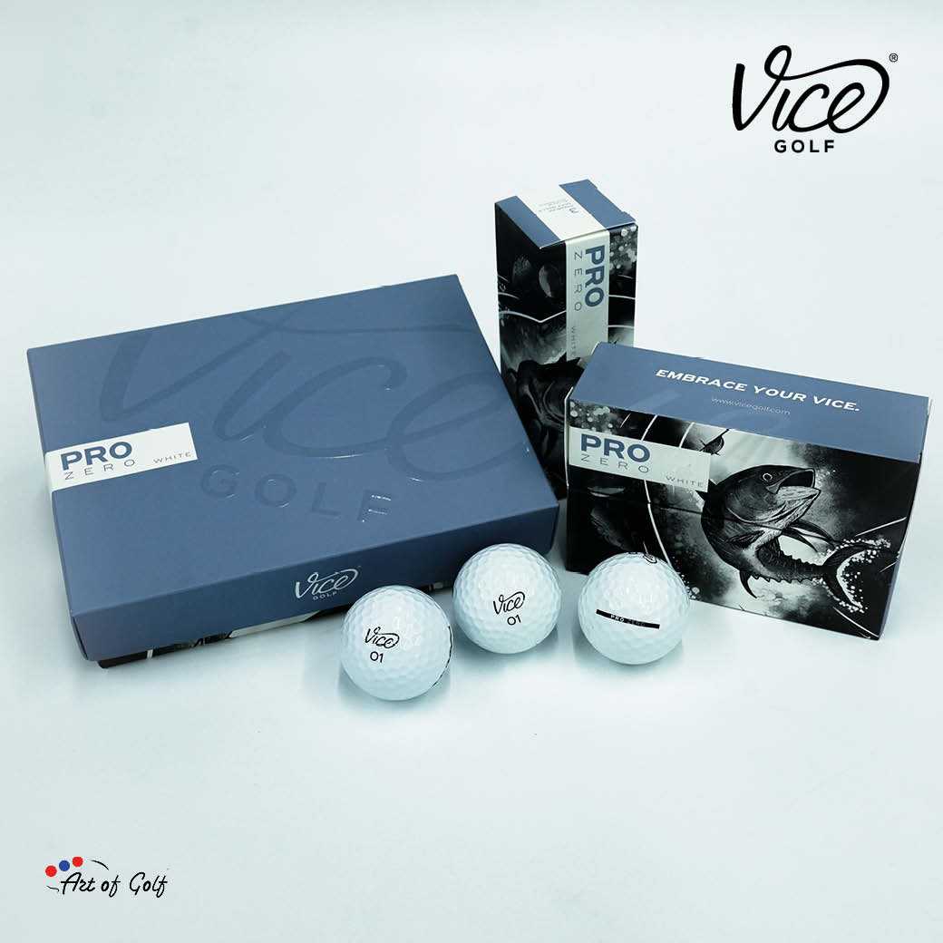 ลูกกอล์ฟ Vice รุ่น Pro Zero (โปรโมชั่น 3 กล่อง)