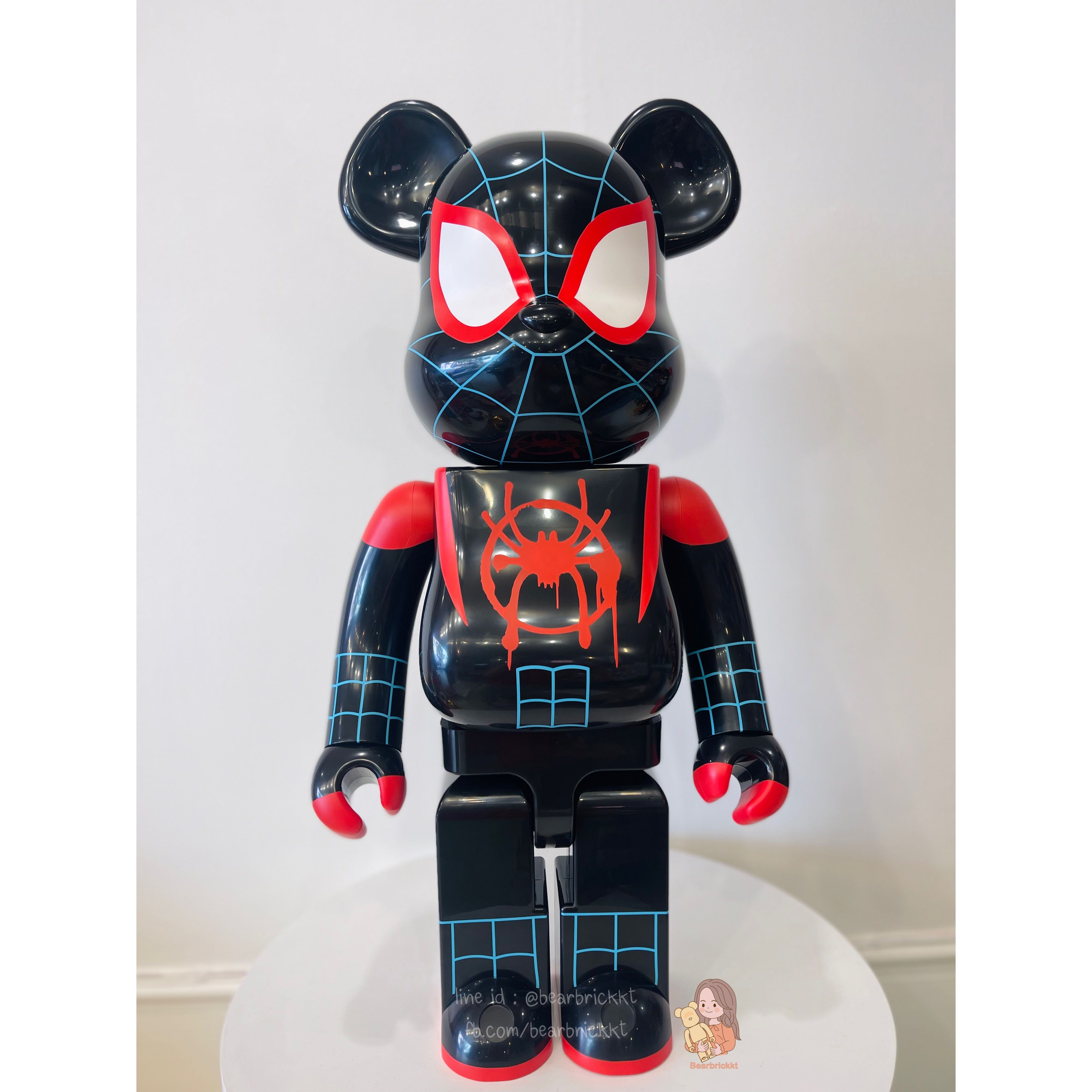 ❤️bearbrick Spiderman Into the Spider-Verse Miles Morales 1000%💙  พร้อมส่ง ready to ship