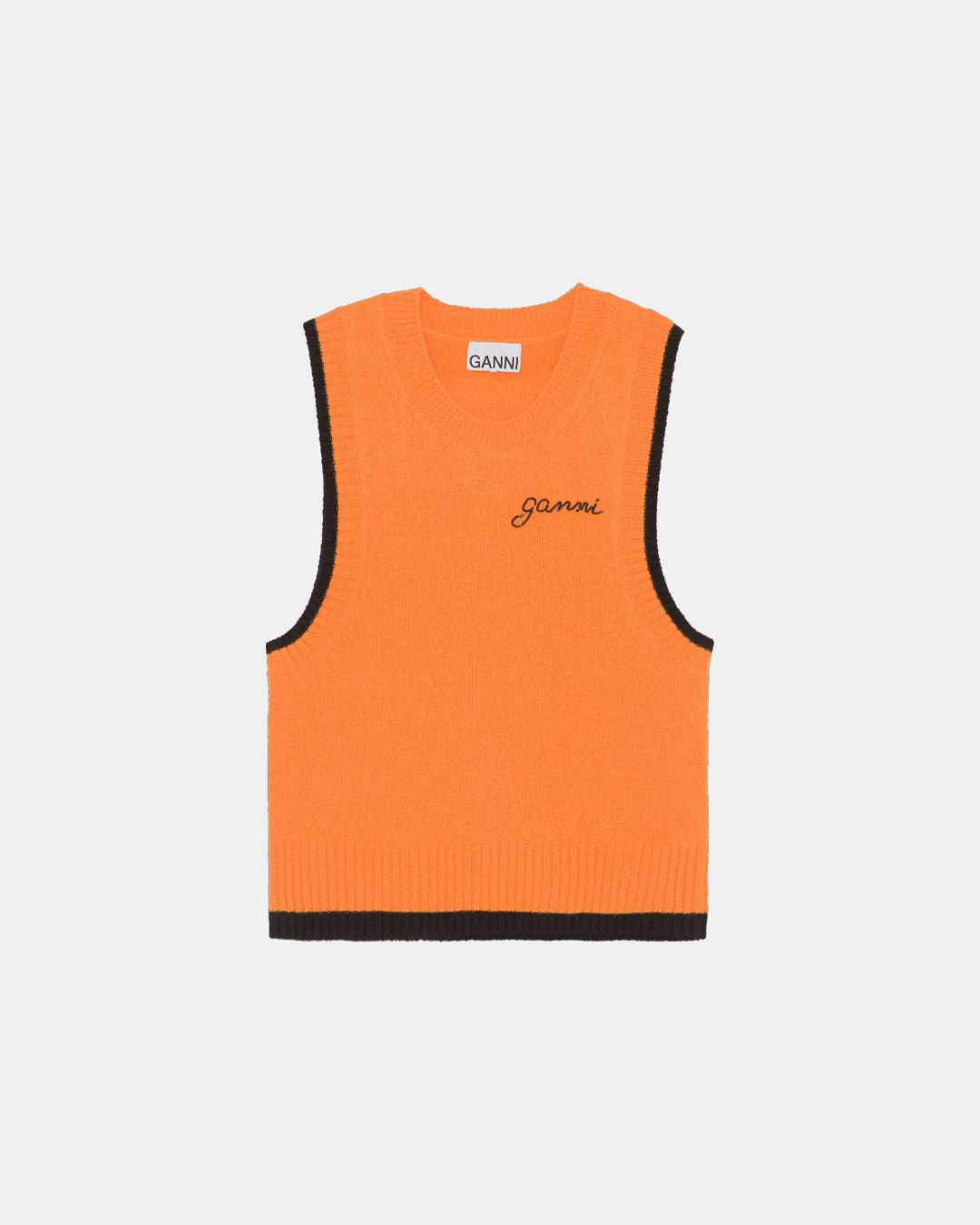 GANNI | O-Neck Vest