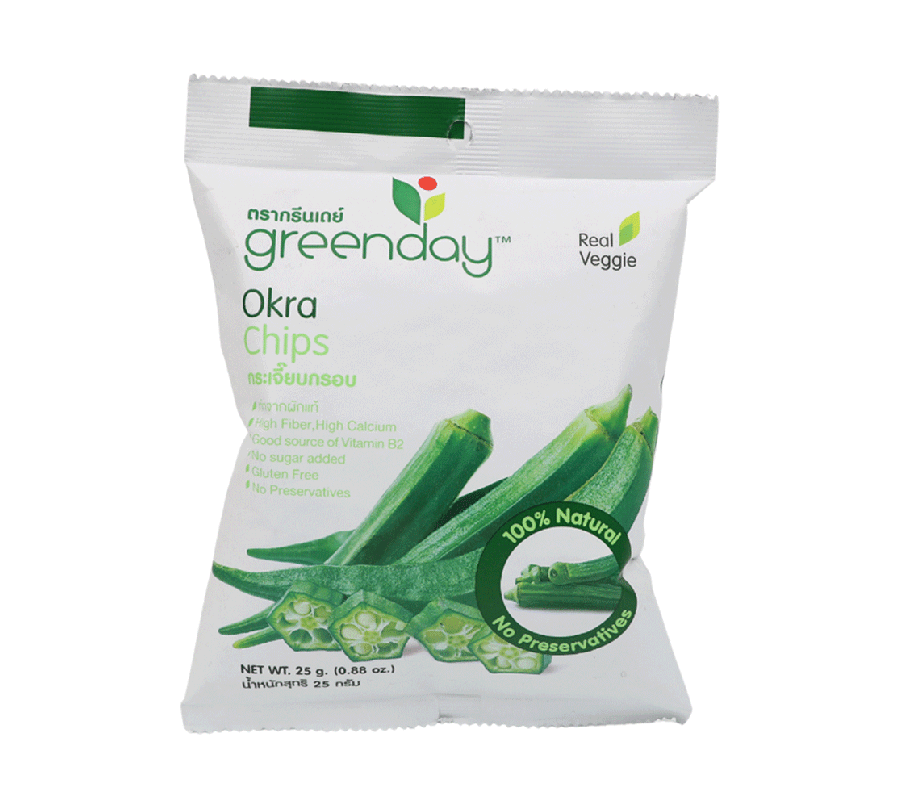 กรีนเดย์ กระเจี๊ยบกรอบ ตรากรีนเดย์ 25 g