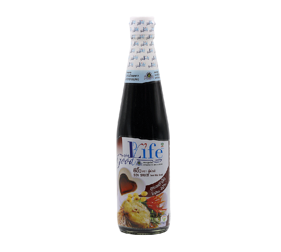 กู๊ดไรฟ์ ซีอิ๊วสูตรลดโซเดียม 500 ml