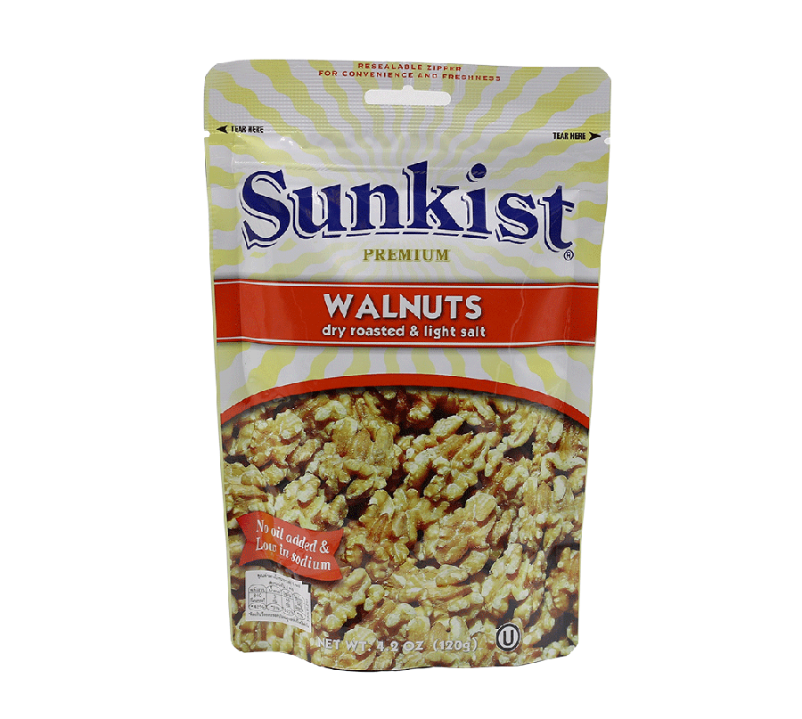 Sunkist วอลนัทอบเกลือเค็มน้อย 120 g