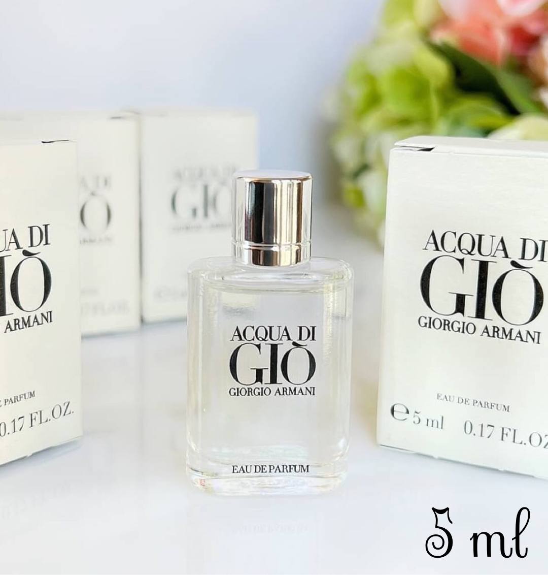 Giorgio Armani ACQUA Di Gio Pour Homme EDP น้ำหอมจิ๋ว น้ำหอมมินิ 5 ml  -  รุ่นใหม่ล่าสุด