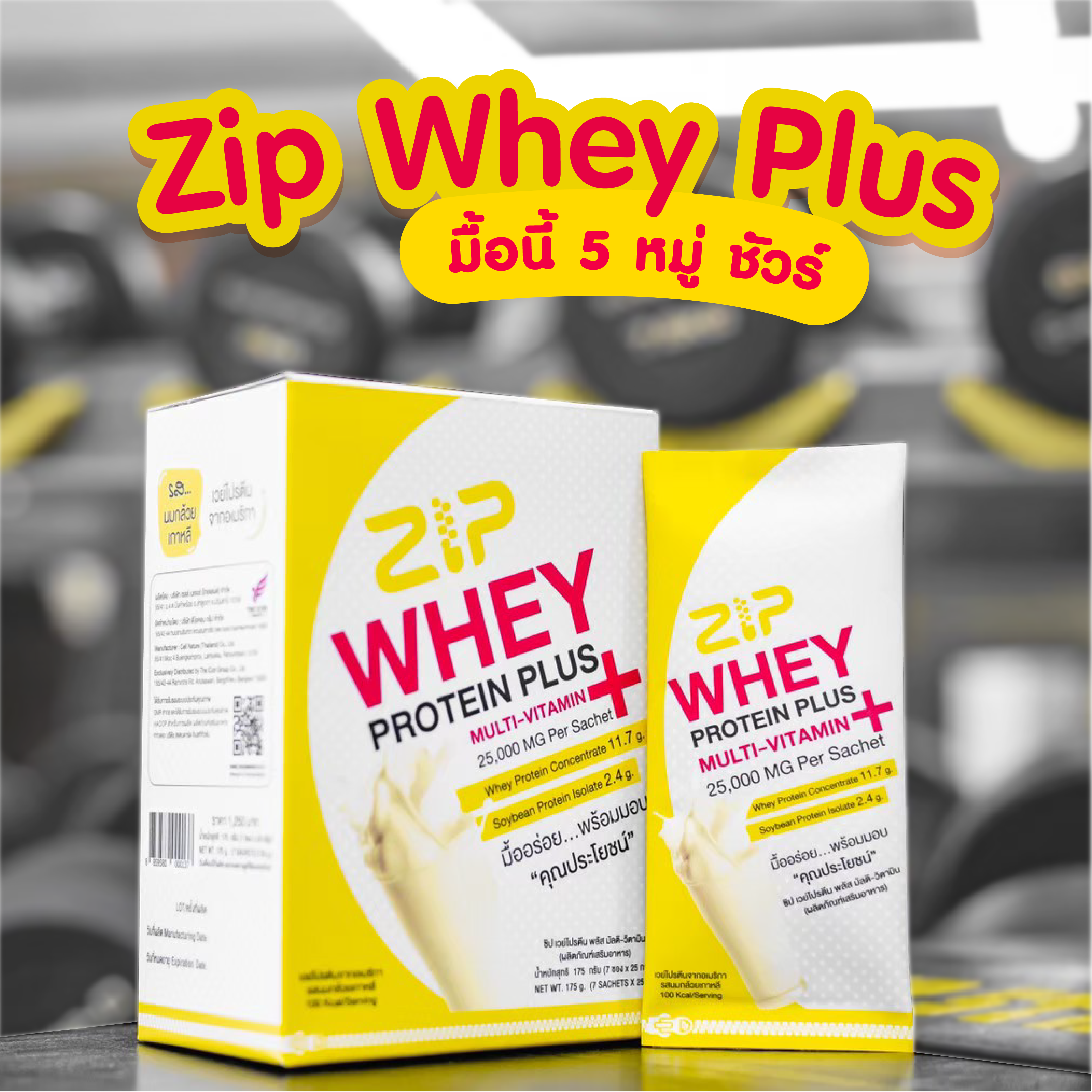 WHEY PROTEIN PLUS  เวย์โปรตีน