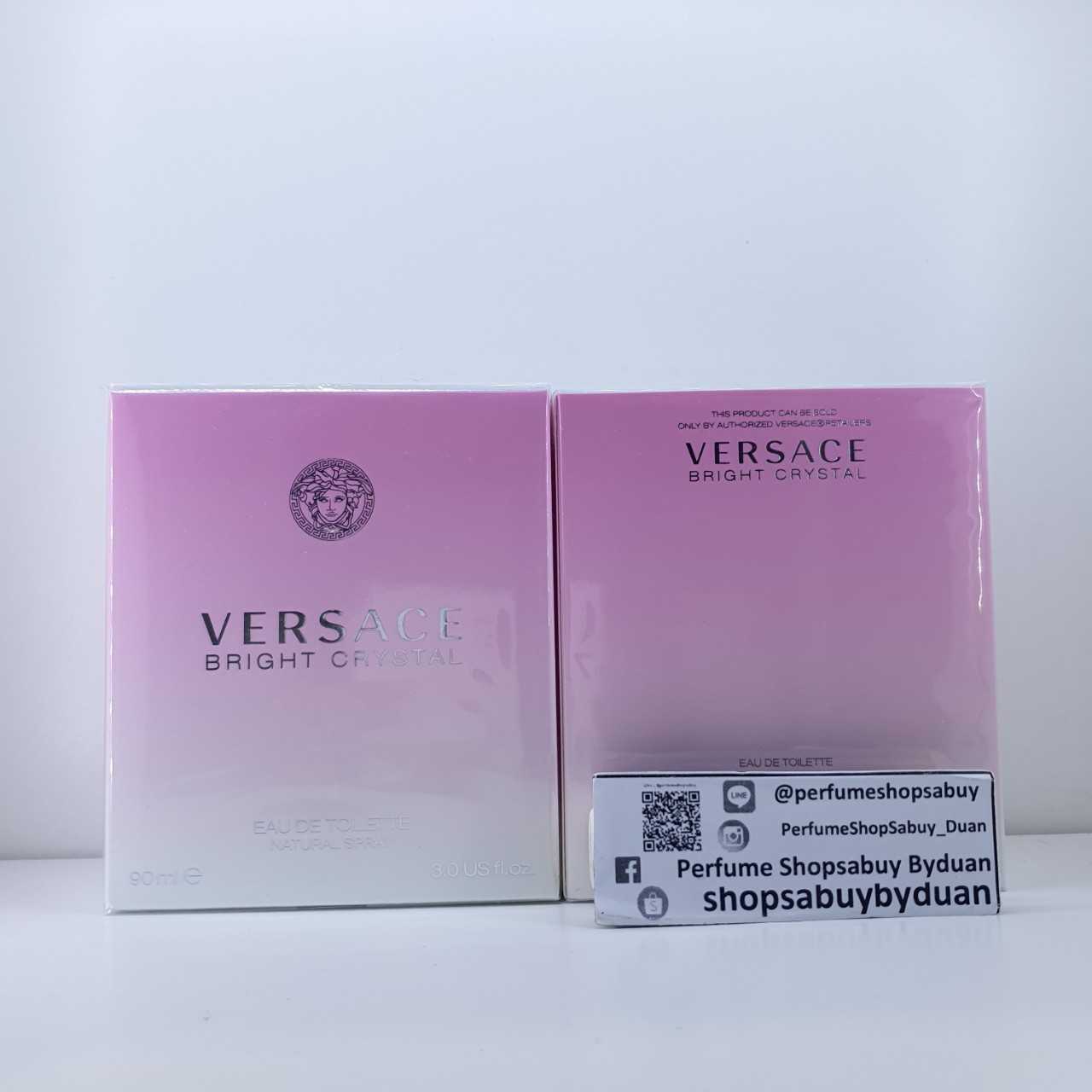 น้ำหอมแท้ Versace Bright Crystal for Women EDT 90 ml. กล่องซีล