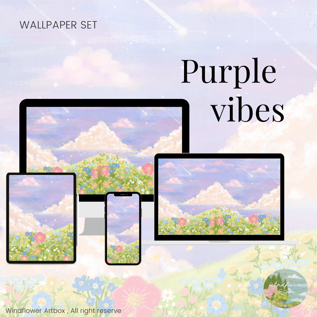 Wallpaper Set [Purple vibes]