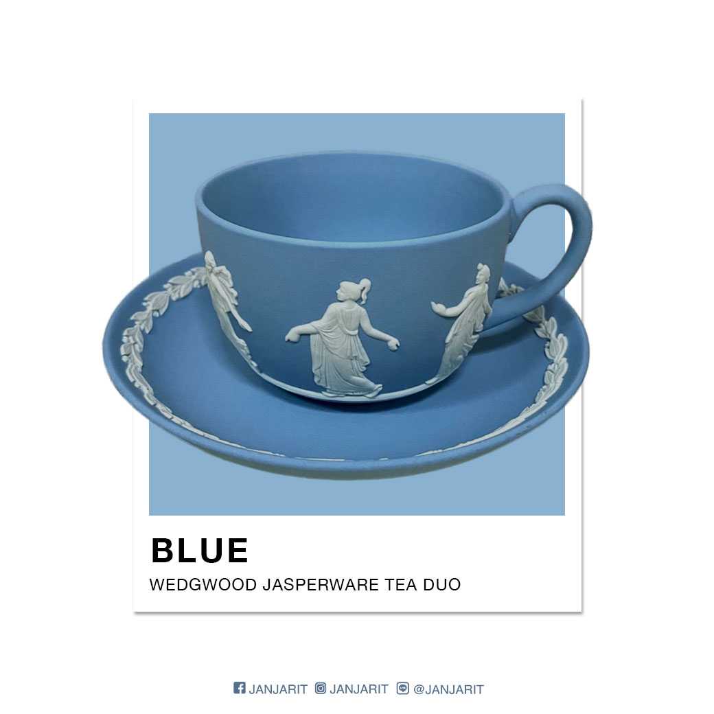 ชุดถ้วยชาพร้อมจานรอง Wedgwood Jasperware Tea cup&saucer