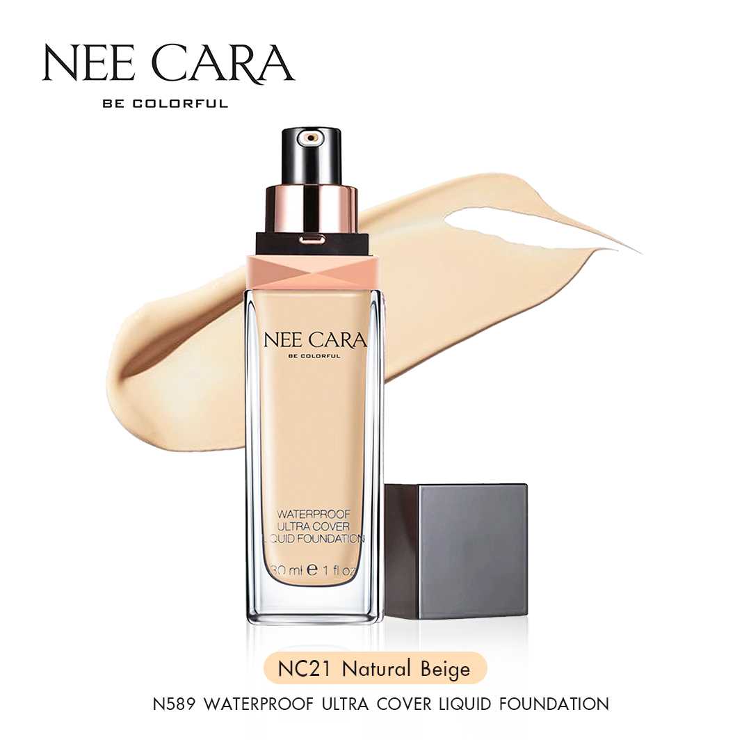 NEE CARA WATERPROOF ULTRA COVER LIQUID FOUNDATION | N589