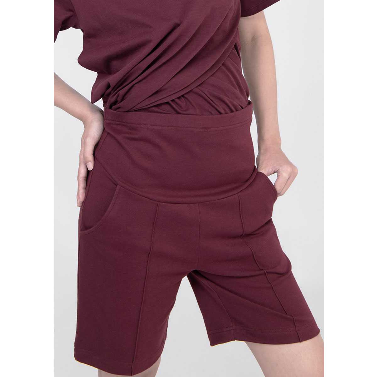QueenCows กางเกงพยุงครรภ์ Lynn Support Pant (Burgundy)