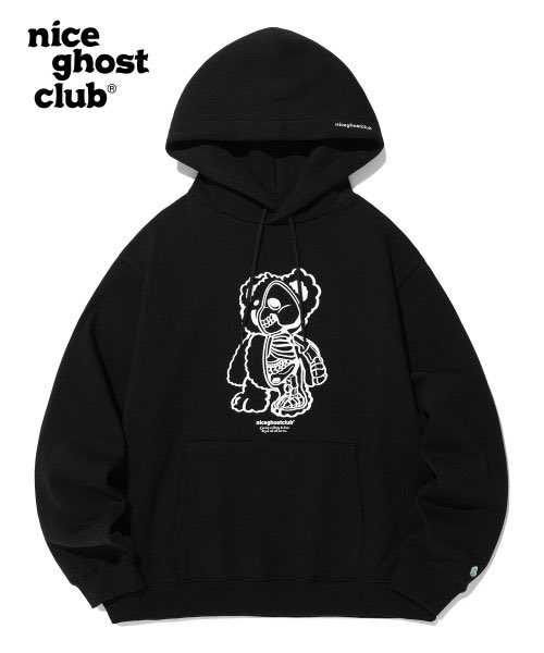 (พร้อมส่ง) Nice ghost club Figure Bear hoodie
